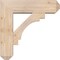 Ekena Millwork Merced Craftsman Smooth Bracket w/ Offset Brace, Douglas Fir, 7 1/2"W x 26"D x 26"H BKT0806X26X26MRC04SDF - alternate 2